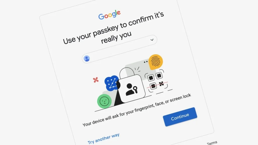 google password manager passkey