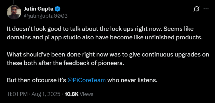 Pi Network Lock‑Up Triggers Massive Community Backlash 1113